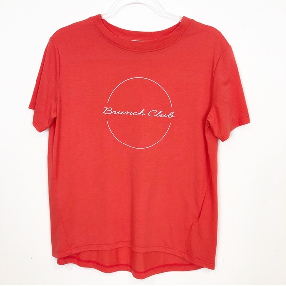 Whistles Tops - Whistles Red Brunch Club Tee